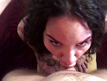 Mature Brunette Amateur Giving A Great Pov Blowjob