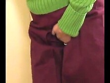 Chinese housewife wets her panties