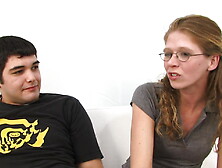 Boy watches his girl get fucked by a fit black hunk