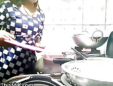 Indian Bhabhi Cooking In Kitchen And Fucking Brother-In-Law 5