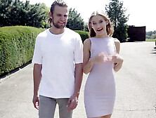 Stunning slim beauty Tiffany Tatum hard fucked at Balaton