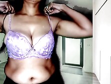 Hot Desi Indian Girl Open Derss On Camra