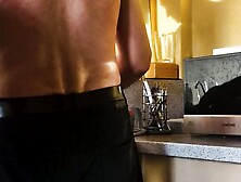 thrall washes the dishes, Headmistress with a whip