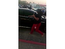Dollar tree employee tits out ghetto fist fight