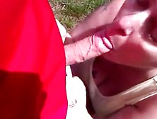 Sucking And Fucking Outside