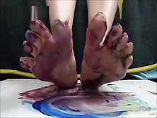 Messy Foot Worship