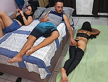 The wife had the bad idea of sharing a room with her friend.