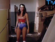 Lynda Carter Breasts Scene In Wonder Woman