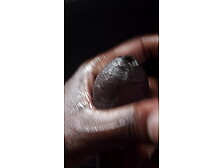 Pulsating Uncircumcised Black Cock Masterbation