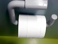 Womens Toilet Restroom Hotel Cumshot On Toilet Roll