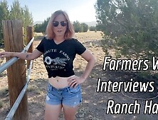 Farmers Wifey Interviews New Ranch Hand - Jane Cane & 'Channing' from Tantaly