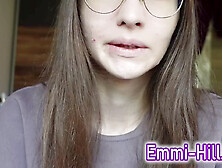 Tight teenage girl Emmi-Hill gets her puckers ready for some anal fun