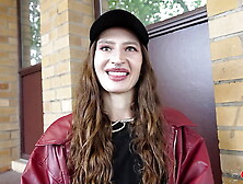 GERMAN SCOUT - Slim Ukrainian Slut Mari Moon accidentally jizz in eye at Pick Up Casting Fuck in Berlin