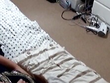 Watch a teen masturbate on the bed before heading to school