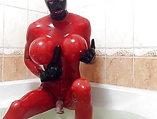 Dildo Play In The Bath