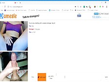 Skinny Omegle Girl Rubs Hairy Pussy To Orgasm W/ Sound