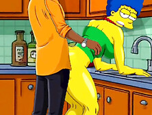 Married housewife gets her ass smashed hard in the kitchen