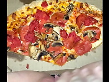 PIZZA FEMALE MASTURBATES -SPERM ON FOOD-DIRTY BIZARRE ARAB PORN-YOUNGSTER SNATCH-SAUDI-ARABIAN SNOWWHITE-BEST HOME-MADE IN LOS A