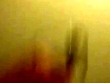 See this wicked vixen trapping her stream in a container