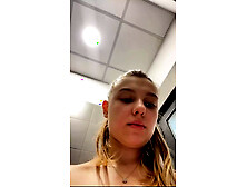 Pussy fingering in public