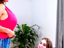 Teen Land #3 - Scene 2 : Older MILF Teaches barely legal Blonde How To Suck And Fuck