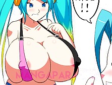 Ahri x Sona Huge Melons Problem (League Of Legends)