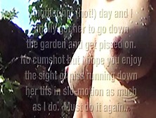 Pissing In The Garden Pt1 Of 4