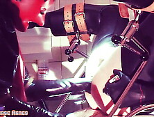 Rubbernurse Agnes´ Horrorclinic - destroying a sissy´s butt-hole plus deep stuffing and fucking her colon twat with giant long d