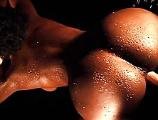 Stunning ebony shares insane positions in loud POV in ghot interracial