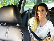 Faketaxi: Hawt Romanian Cutie In Backseat Fellatio