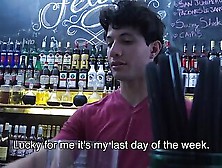 Latinleche - Cum Thirsty Boy Sucks A Bartenders Uncut Cock