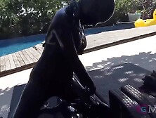 Japanese Spandex Catsuit Chick Vacbed Cube Breathplay