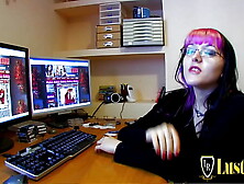 Crazy youngster Red-head Roze squirted while fingering and behind slammed