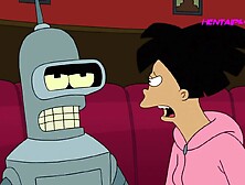 Bender Filled Amy Wong From Futurama With Goo - Toon Parody