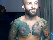Tattooed Slave Tied Up