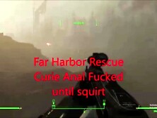 Curie Behind Pounded Outdoors On Roof | Fallout Four Far Harbor