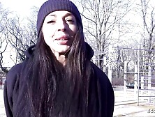 GERMAN SCOUT - Swiss tattoo model Lady Fiina gets screwed messy at her 1st porn casting