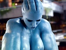 Asari's Large Blue Rock hard Excitement[Rigid3D]