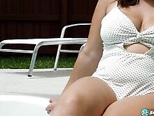 Britt By The Pool 2