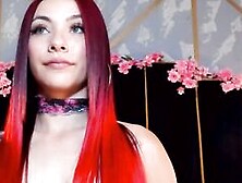 Sexy Redhead Plays With Her Favorite Dildo