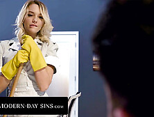 Horny Cleaning Lady Gets Rough Office Assfuck After Seducing Her Boss