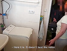 part1: Sexy,  mature wife gets fucked by washing machine repairman - while husband sleeps.  After waking up,  unsuspecting husband