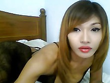 Asian Tranny Smokes By Webcam