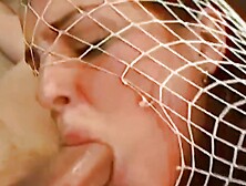 Chubby Brunette Is a Real Natural When It Comes to Eating Cock and Anal Threesomes