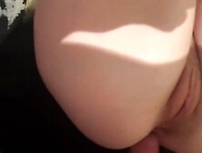 Dad uses his daughter`s anal as his own sextoy