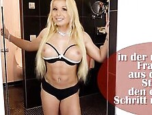 German Blonde Chubby Teenie Fucks Inside Kitchen