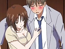 Sweet brunette schoolgirl experiences her first love with a friend