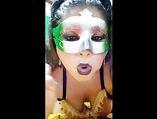 Hispanic super model gets horny on Valentine's Day to fuck her neighbor with a midget prick