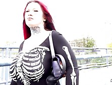 GERMAN SCOUT - Anal Sex Casting for Curvy Massive Bazookas and Booty Wench Sabien Demonia after Pick Up