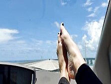 My Feet At 7 Mile Bridge Fl